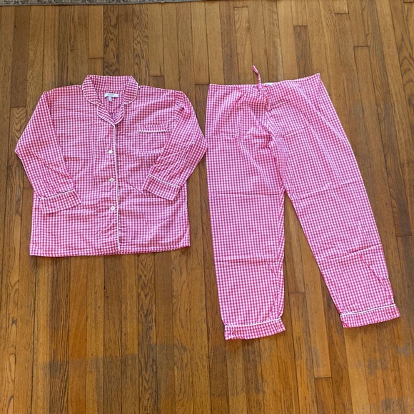 Marigot Intimates & Sleepwear Marigot Pink Gingham Pajamas Medium